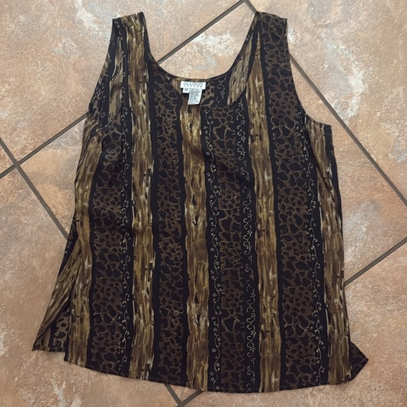 Alison Taylor lady size medium 100% silk tank NWOT sleeveless - Picture 8 of 8